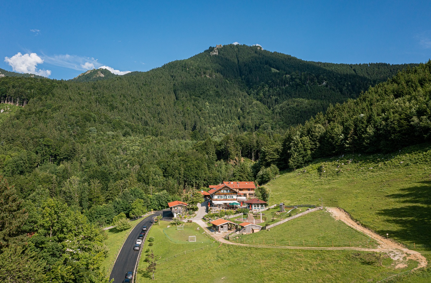 Duftbräu Samerberg an den Bergen