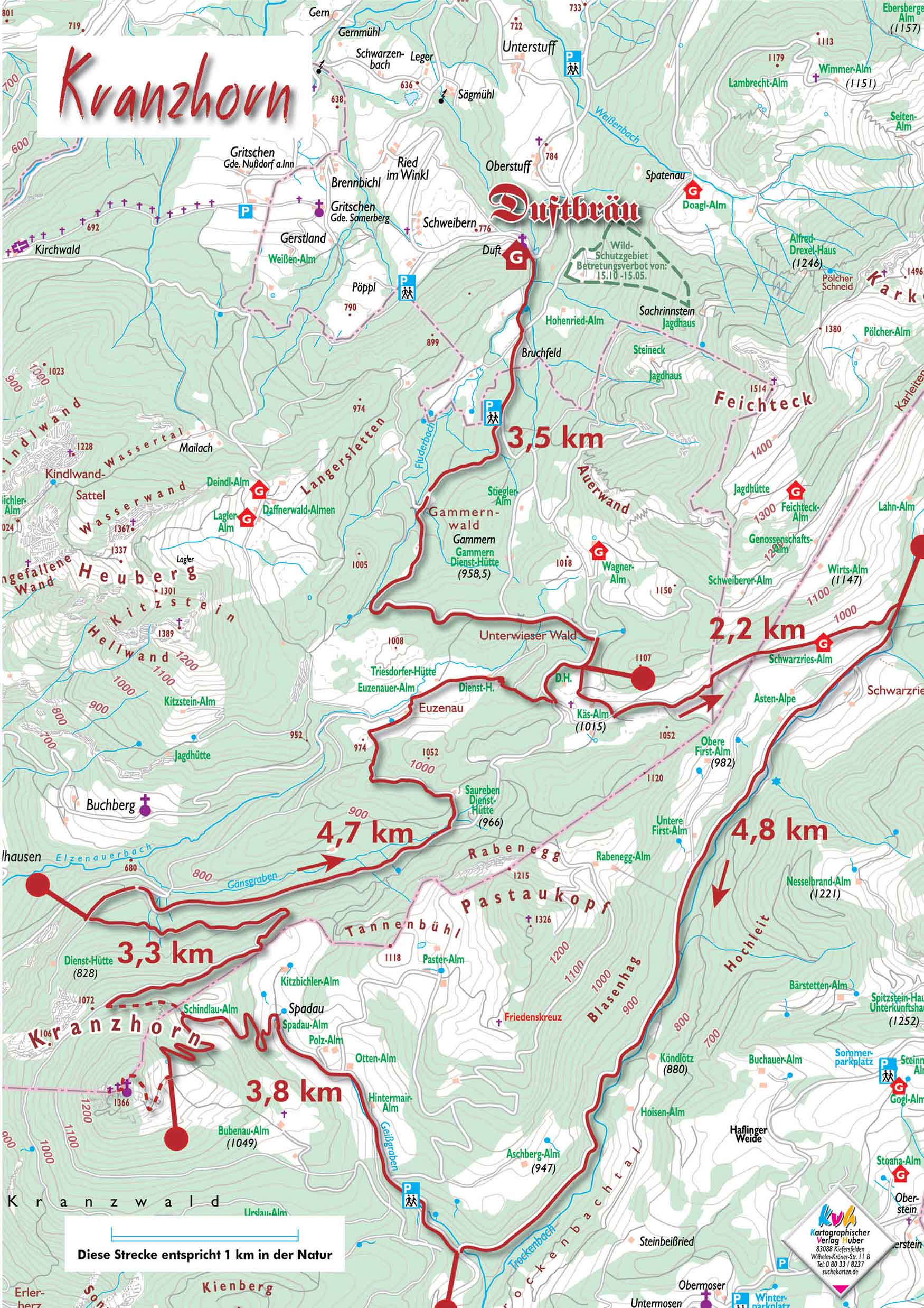 Tour Kranzhorn am Samerberg