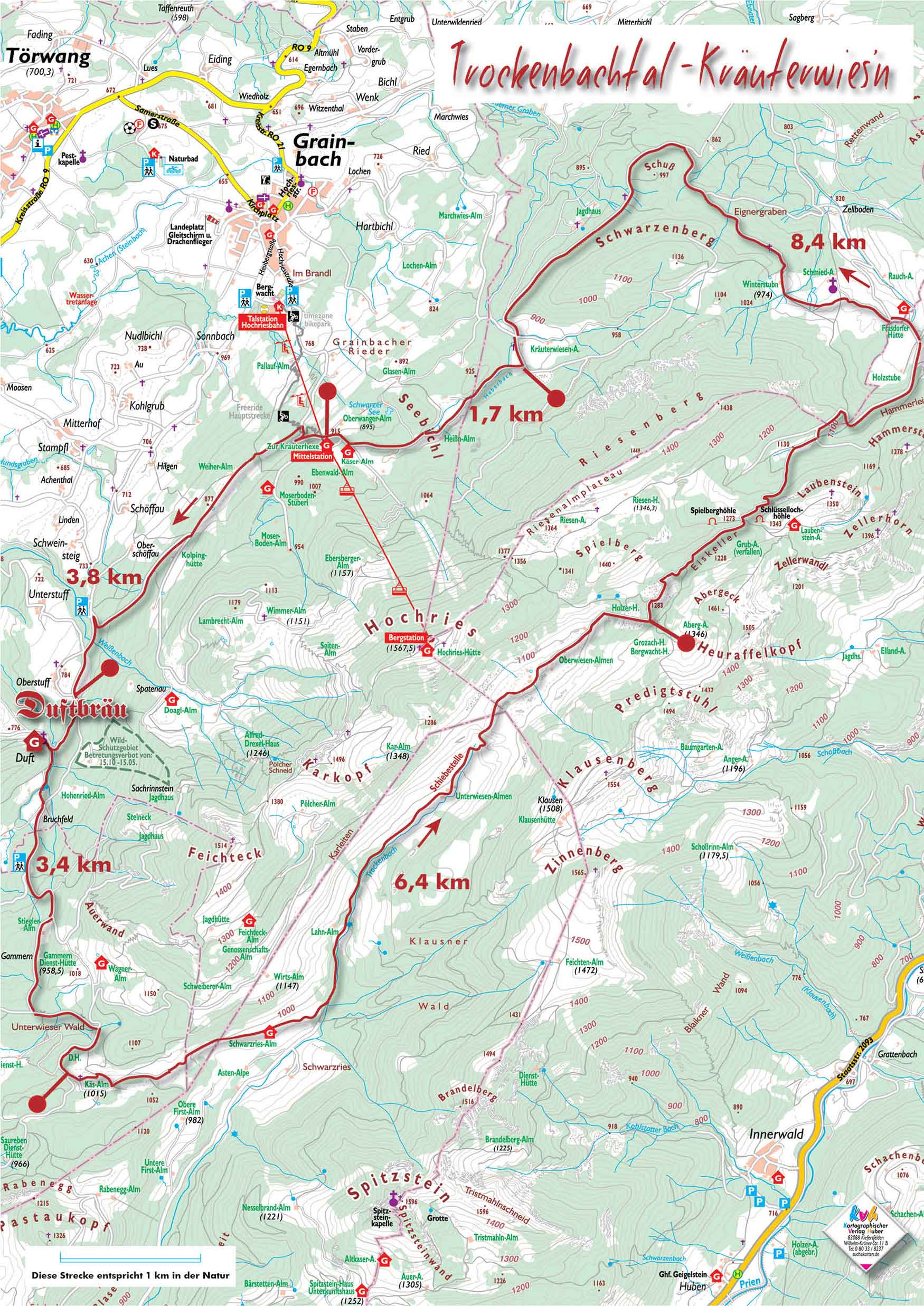 Tour Trockenbachtal am Samerberg